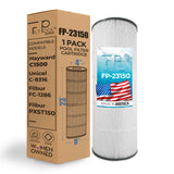 Pool Cartridge, replaces C1500 Hayward, PXST150, Unicel C-8316, Filbur FC-1286, FP-23150, 1 Pack