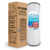 Pool Cartridge, replaces C1200 Hayward,  PA120, Unicel C-8412, Filbur FC-1293, FP-23120, 1 Pack