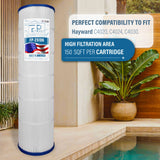 Filter Replaces Hayward CX880XRE, Pleatco PA106-PAK4, Ultral-A1, Unicel C-7488, Filbur FC-1226, FC-6430, Hayward SwimClear C4020, C4025, C4030, 4 X 106 sq. ft, FP-25106, 4 Pack