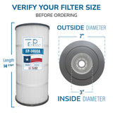FiltPool FP-1460A replacement cartridge set for Hayward SwimClear C2000 C2020 C2025 C2030