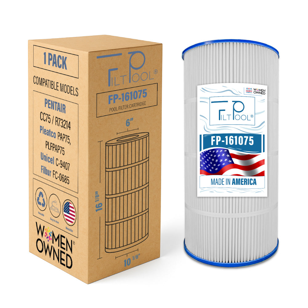 Filter Cartridge, replaces: Pentair CC75, R173214, Unicel C-9407, Filb ...