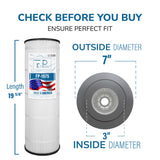 Pool Cartridge, replaces Hayward SwimClear C3020, C3030, C-3025, CX580XRE, CX580-XRE, Pleatco PA81, Unicel C-7483, Filbur FC-1225, FC-6425,719-174-04,PLF81A, FP-1975, 4 Pack