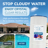 Pool Cartridge, replaces  Pentair CC100, R173215, Unicel C-9410, Filbur FC-0686, & PAP100, PLF100A, FP-2310100,1 Pack