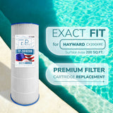 Pool Cartridge, replaces Hayward CX200XRE, Swim Clear C200S & PA200S, PLFPA200S, FP-2810200, 1 Pack