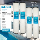 Pool Cartridge, replaces CCP520 R173578 78585 PCC130 C-7472 FC-1978 732, Pentair Clean and Clear Plus 520, 817-0131, 178585, FP-32130, 4 Pack