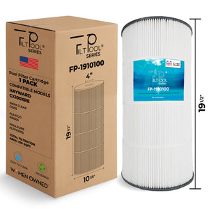 Pool Cartridge, replaces Hayward CX100XRE, Swim Clear C100S & PA100S, PLFPA100S, FP-1910100, 1 Pack