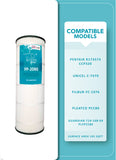 Pool Filter Replaces Pentair CCP320, Pleatco PCC80-PAK4, Ultral-A5, Unicel C-7470, R173573, Filbur FC-1976, 178580, 817-0081, Clean and Clear Plus 320, L x OD:20"x 7", 4X80 sq.ft.