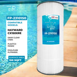 Pool Cartridge, replaces Hayward CX150XRE,Swim Clear C150S & PA150S, PLFPA150S, FP-2310150, 1 Pack