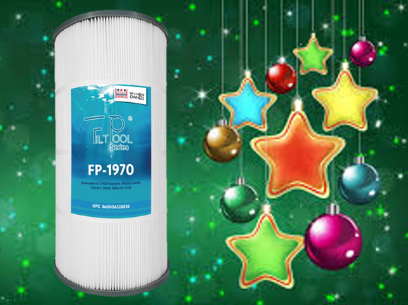 Pool Filter Replaces Hayward C900, CX900RE, Pleatco PA90, Ultral-B6, Unicel C-8409, Filbur FC-1292, Sta-Rite PXC95, 90 sq.ft, L x OD: 17 3/8